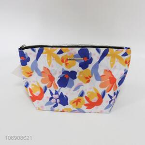 Custom colorful pvc makeup bag cosmetic pouch with zipper