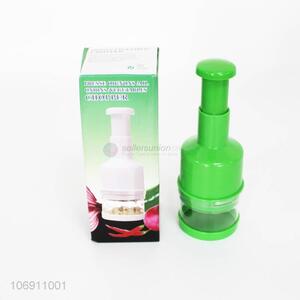 Good quality manual plastic garlic chopper onion chopper