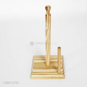 Contracted Design Wooden Paper Towel Holder