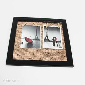 Premium quality plastic sequin photo frames home decoration picture frame