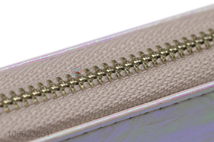 New Style Women Zipper Pu Wallet Long Ladies High-Capacity Purse