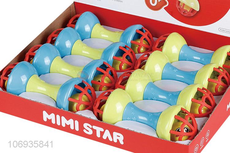 New Selling Promotion Baby Rattle Plastic Hand Shaking Bell Toys Set