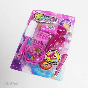 Fashion gilrs beauty salon play set toys kids plastic toy makeup set