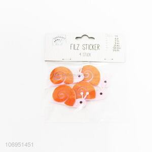 Fashion 4 Pieces Felt Sticker Fashion Decoration