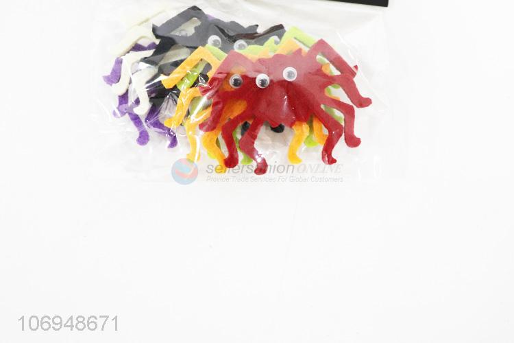 Chinese factories spider diy felt cloth patch for garment decoration