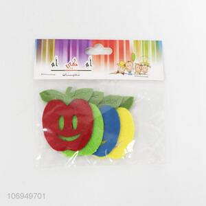 Best price apple shaped clothing decoration diy felt cloth patch