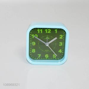 Factory direct sale square quartz alarm clock desk clock