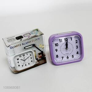 Premium products simple battery powered alarm clock for students