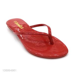 Wholesale custom logo 5 colors summer women flip flops slippers