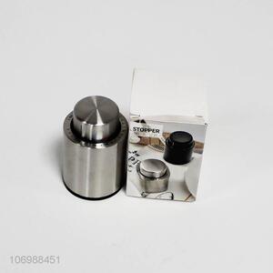 Custom Stainless Steel Vacuum Integrated Wine Stopper