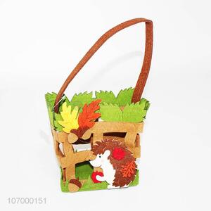 Custom Cartoon Easter Gift Bags Non Woven Folding Tote Bag