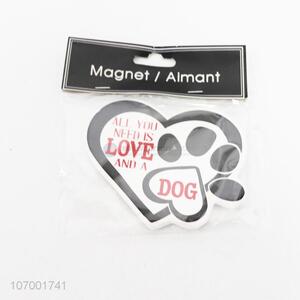 Premium quality souvenir heart shaped ceramic fridge magnet