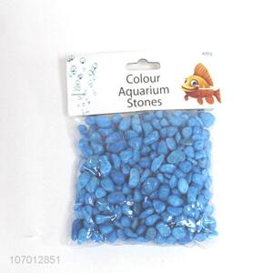 Promotional products 400g light blue aquarium stone for decoration