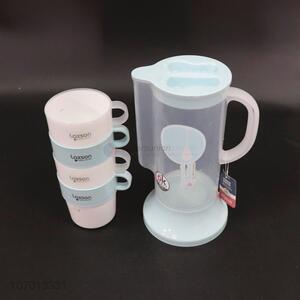 Good Quality Plastic Cold Water Jug With 4 Cups