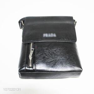 New Fashion Men's Messenger Bags PU Leather Business Casual Crossbody Bag