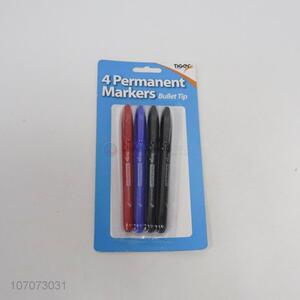 Good Quality 4 Pieces Permanent Marker Pen Set