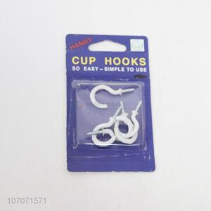 High Quality Household Plastic Metal Self-tapping Cup Hooks