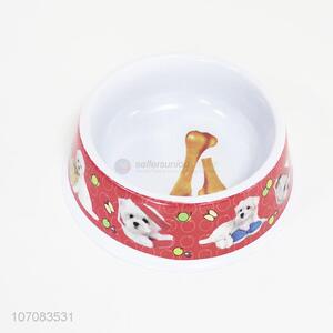 Best quality pet supplies cartoon melamine dog bowl