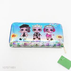 Fashion Printing Ladies Zipper Purse Best Card Holder