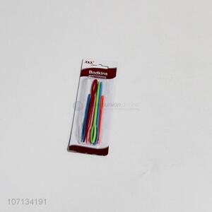 Wholesale colorful plastic knitting needle sewing needles for hand knitting yarn