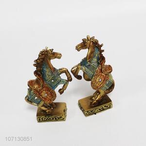 New products home decor resin horse figurines resin statuettes resin crafts