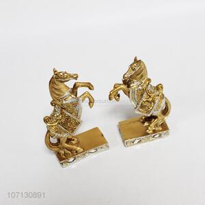 Hot selling decorative luxury resin horse statuettes resin horse figurines