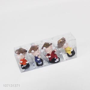 New products home ornaments resin little monk figurines resin crafts