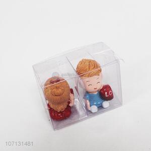 Low price resin lovers doll figurines for home decoration