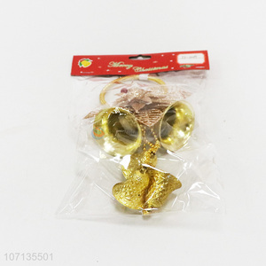 Promotional Christmas Gift Hanging Christmas Wreath Bell Decoration