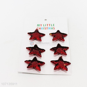 Best Sale Christmas Tree Decoration Sequins Pentagram Ornament Set