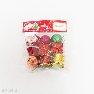 Factory Price Colorful Christmas Decorative Ornament Set