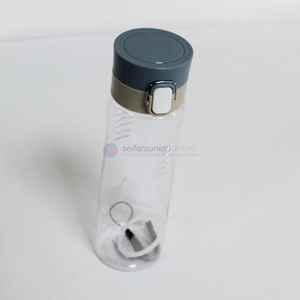 Simple Style Plastic Water Bottle With Lock