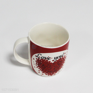 New design Valentine's gifts ceramic coffee mug porcelain mugs with handle