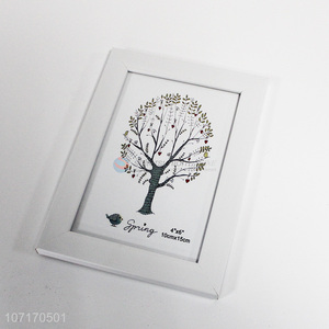 Simple Style Rectangle Plastic Photo Frame