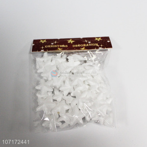 New products mini white foam Christmas star  for Christmas decoration