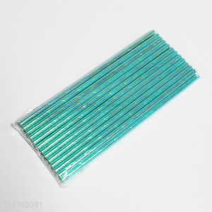 New design 24 pieces disposable paper straws fashion drinking straws bar accessories
