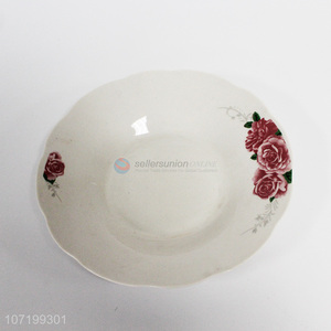 High sales Chinese style flower ceramic plates dinner plates ceramic tableware