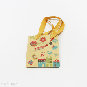<em>Wholesale</em> Durable Merry Christmas Kraft Paper <em>Gift</em> Bag <em>Gift</em> Wrapping Bag