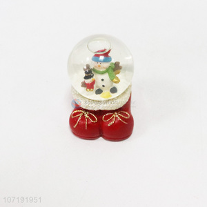 High quality 45# glass resin Christmas snow ball promotional gifts