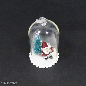 Suitable price Christmas tabletop decoration clear <em>glass</em> dome <em>glass</em> <em>crafts</em>