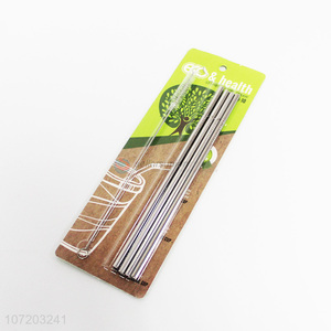 Good Quality 5 Pieces Stainless Steel Straw Set