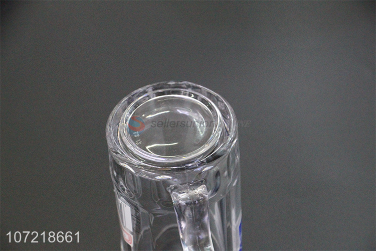 Creative Design Clear Glass Cup Tempered Glass Cup With Handles