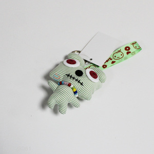 Good quality stuffed animal key chain fabrics keyring