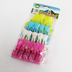 New products household laundry 20pcs plastic clothespins bowknot pegs