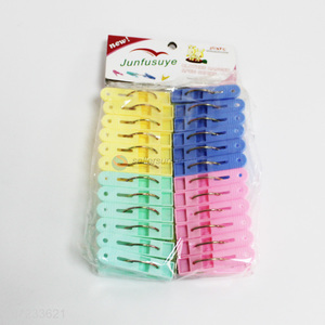 China manufacturer 24pcs plastic clothespin for promotions