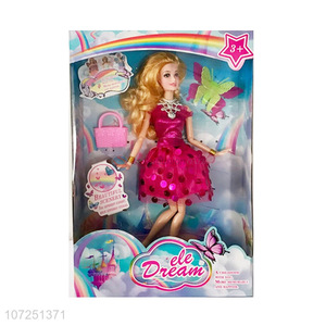 Delicate Design Beautiful Girls Doll Toy Set