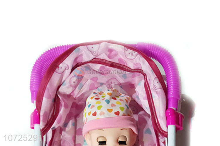 Wholesale 12 Inch Dolls Toys With Stroller Baby Dolls Baby Doll Walkers