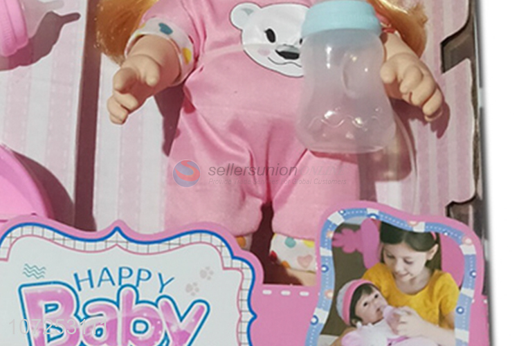 Bottom Price Baby Girl Drinking Water Pee Doll Toy Set For Kids