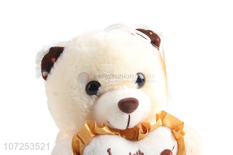 Wholesale Valentine'S Day Heart Bear Plush Toy Soft Animal Stuffed Bear Toys