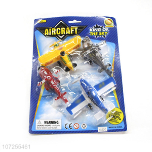 Good Sale Plastic Pull Back Aircraft Plastic Toy